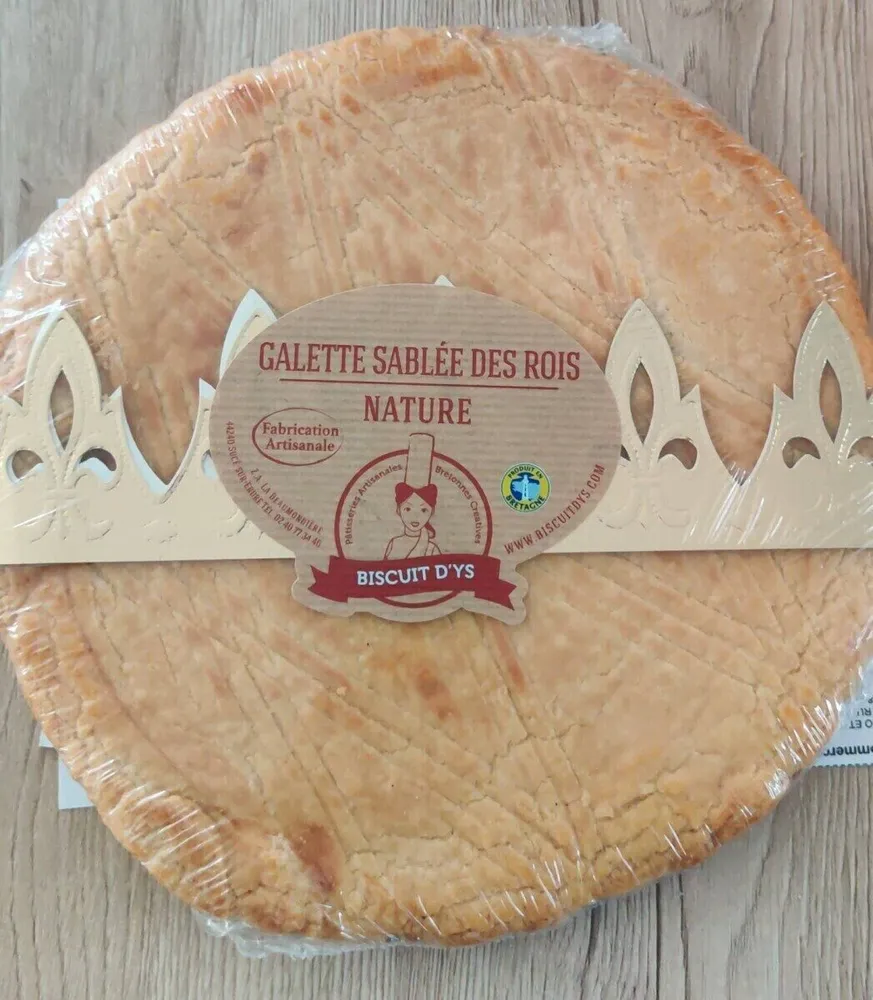Galette sablée des rois nature