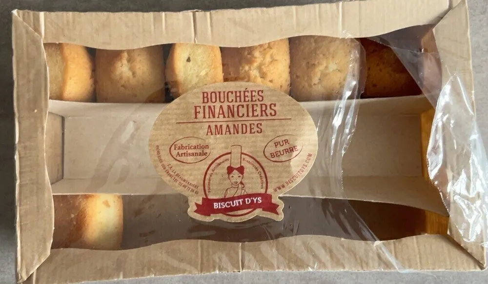 Bouchées financiers aux amandes