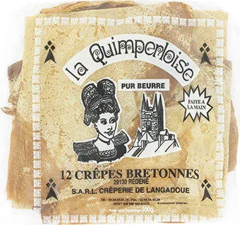 Crêpes Froment La Quimperloise, Faîches Fait Mains x12