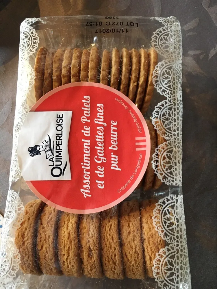 Assortiment de palets et galettes fines pur beurre