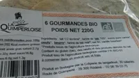 6 gourmandes bio
