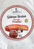 Gâteau breton fourré praliné
