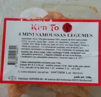Mini samoussad legumes