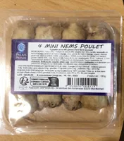 4 mini nems poulet