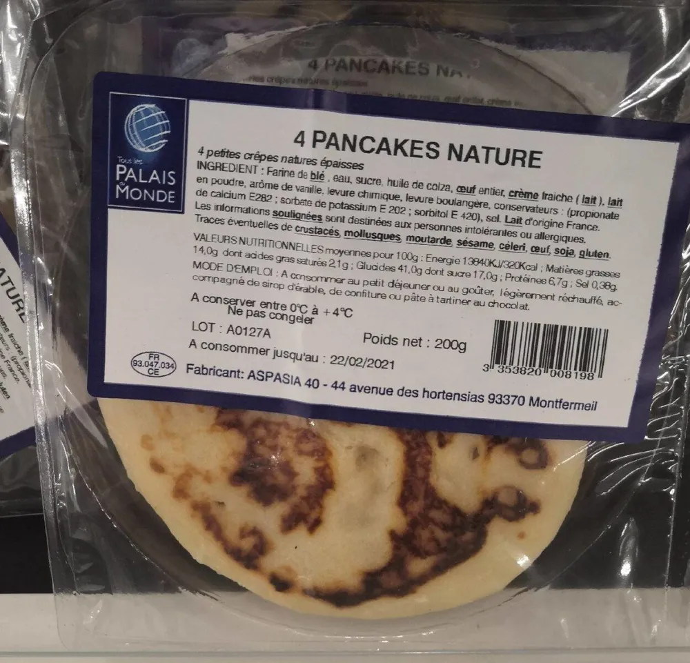 4 pancakes nature
