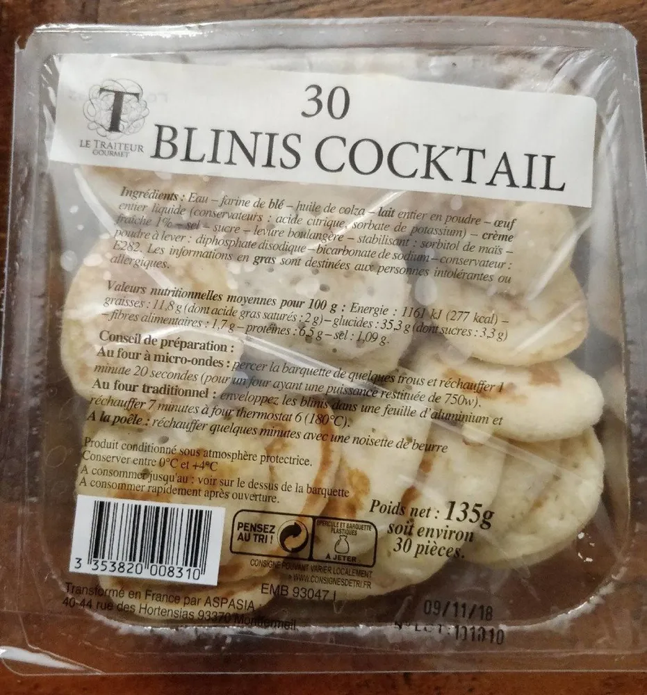 Blinis Cocktail