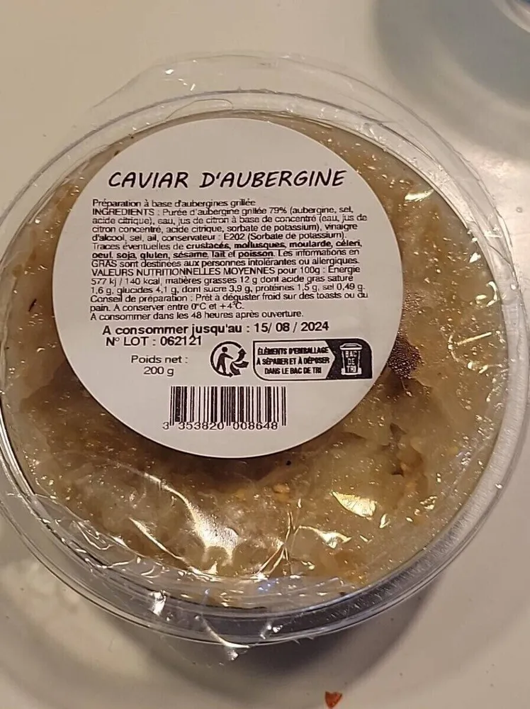 Caviar d'aubergine