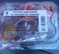 Verrines guacamole et concassé de tomates