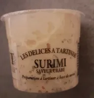 Les délices à  tartiner - surimi saveur crabe
