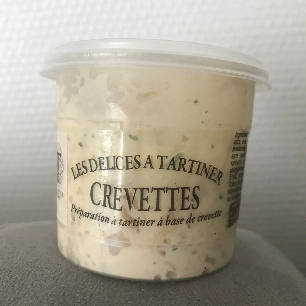 Préparation à tartiner crevette