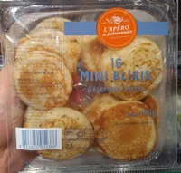 16 mini blinis à la crème fraîche