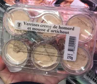Verrines creme de homard