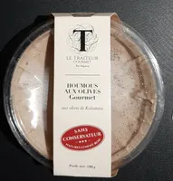 Houmous aux olives gourmet