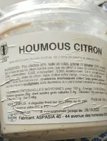 Houmous citron