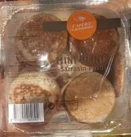 16 Mini blinis sarrasin pavot