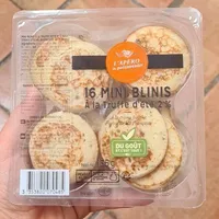 Mini blinis à la truffe d'été