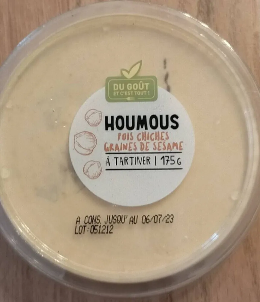 Houmous Pois Chiches graines de sésame