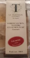Verrines saumon tzatziki