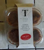 Verrines foie gras figue pain d'épices