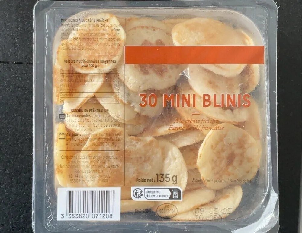 Mini blinis