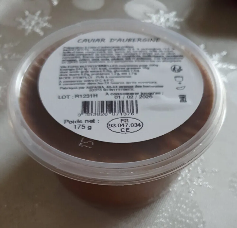Caviar d'aubergines