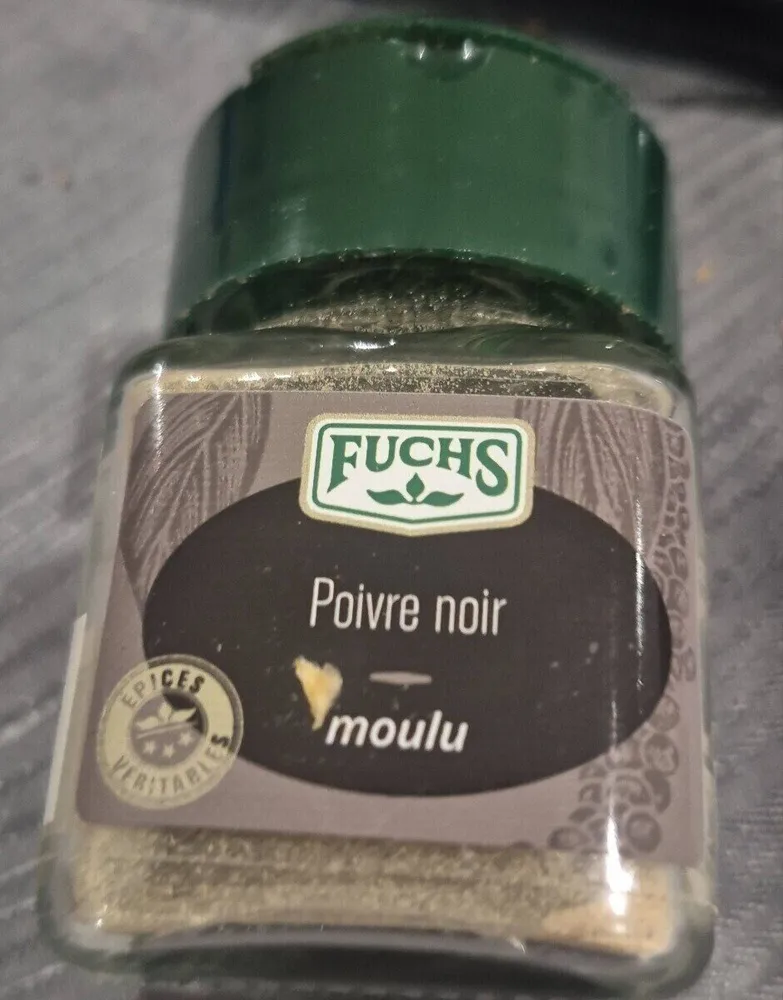 Poivre noir moulu