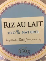 Le Riz Au Lait 100% Naturel