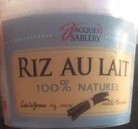 Riz au lait 100% naturel