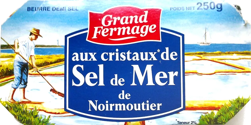 Beurre aux Cristaux de Sel de Mer de Noirmoutier