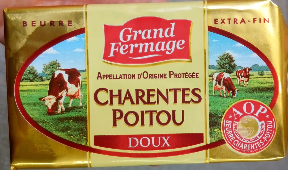 Charentes Poitou Doux AOP (82 % MG)