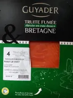 Truite fumée Bretagne élevée en eau douce