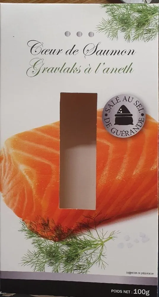 Cœur de saumon  Gravlaks à l'Aneth