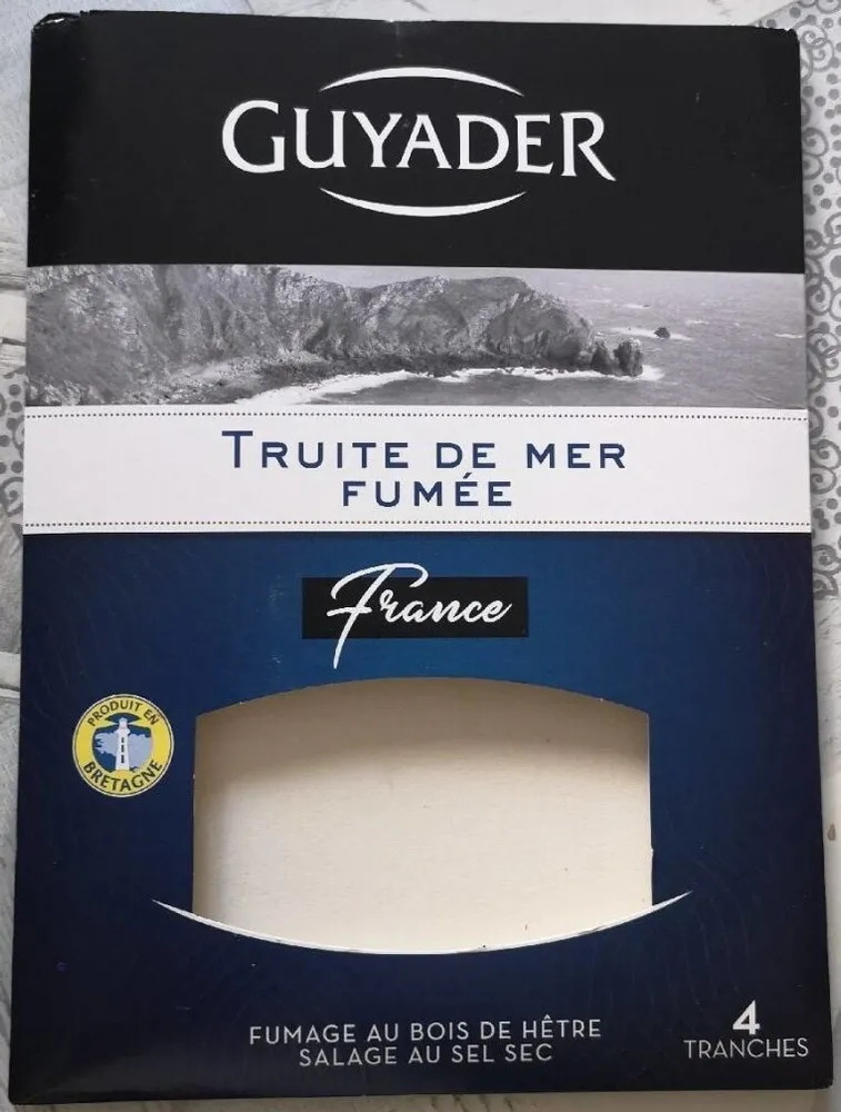 Truite de mer fumée