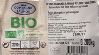 Petites tranches saumon ATL Bio FUME