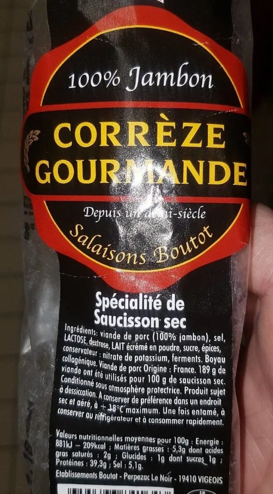 Corrèze Gourmandes 100% jambon