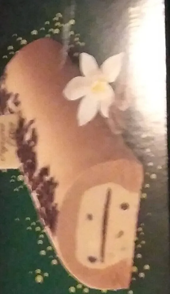 Bûche vanille café