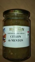 Confiture citron de menton
