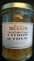 Confiture CITRON et THYM