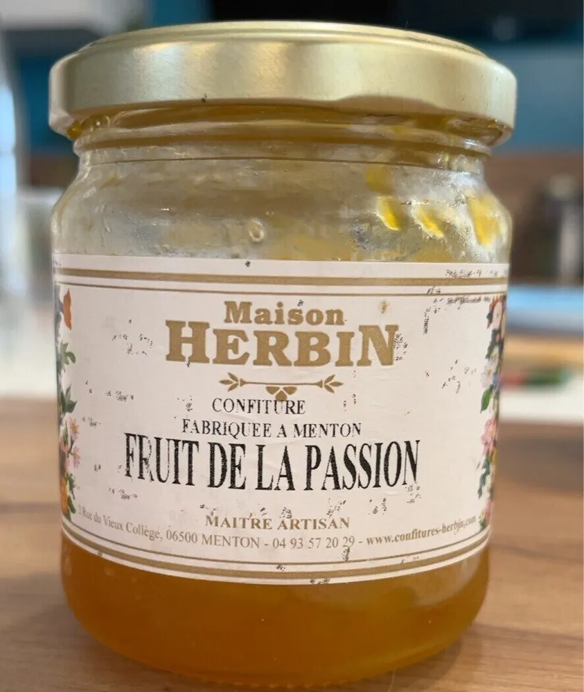 Confiture fruit de la passion