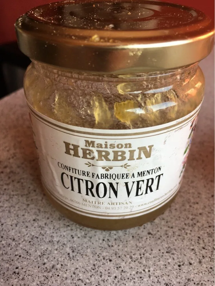 Confiture citron vert