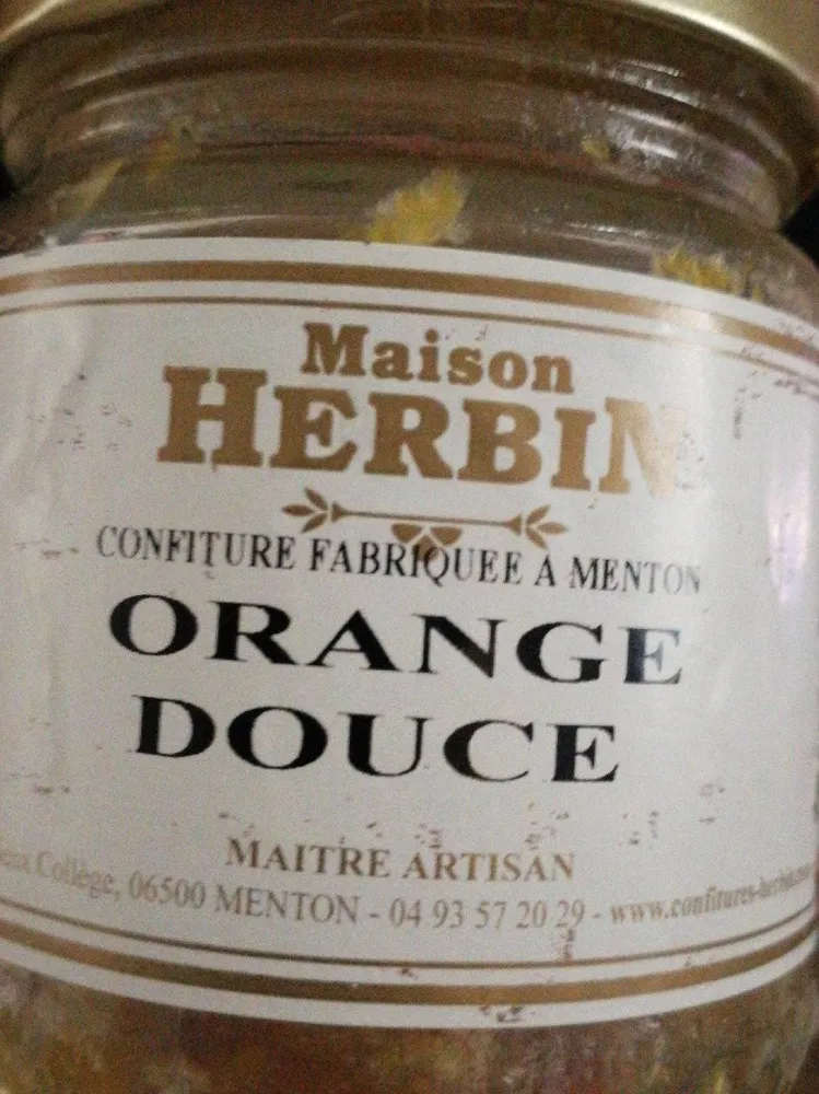 Orange douce confiture