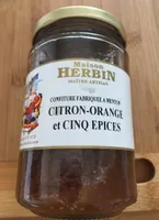 Confiture Citron Orange et cinq épices