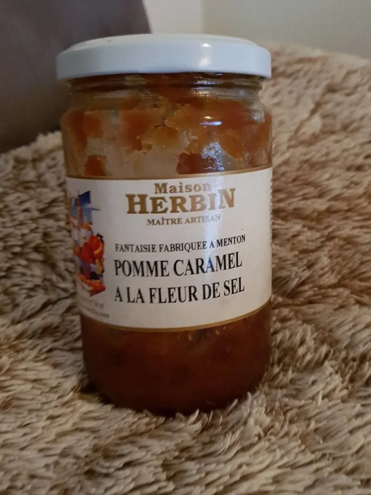 Confiture pomme caramel a la fleur de sel