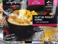 Poulet Korma et Riz Basmati