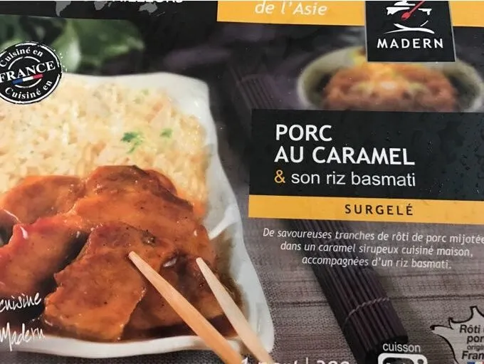 Porc Au Caramel & son riz basmati