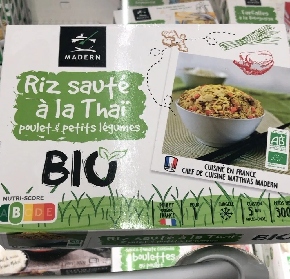 Riz sauté à la Thaï bio