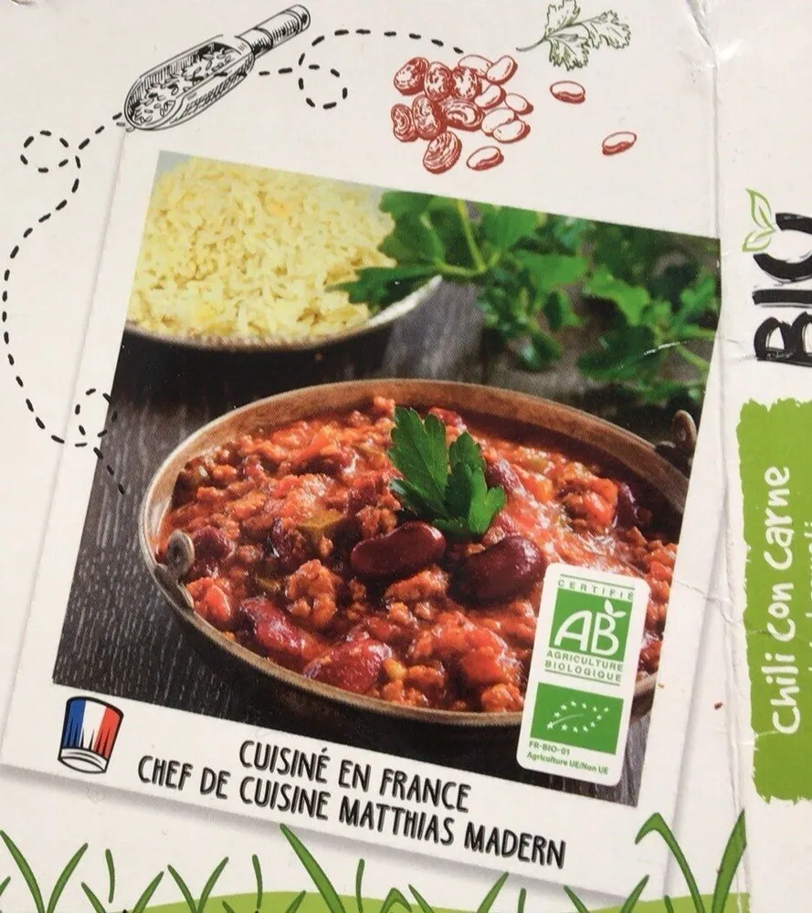 Chili cor carne & riz basmati