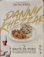 Sauté de porc sauce moutarde duo de riz