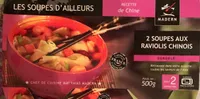 Soupe aux raviolis chinois