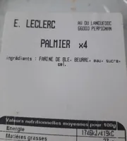 Palmier Pur Beurre Cru